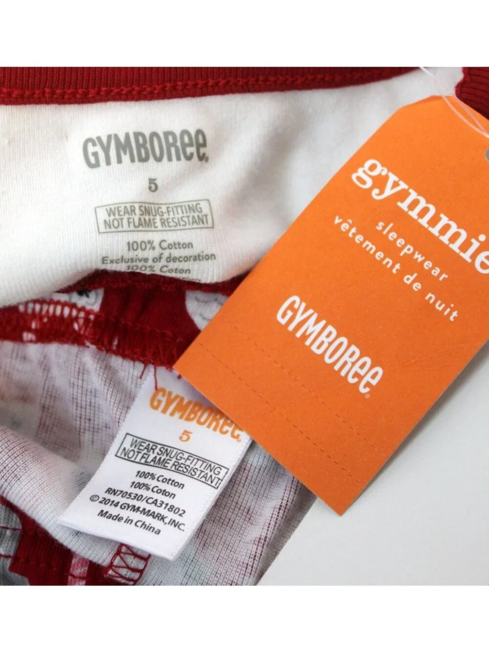 2014 Gymboree Holiday Family Sleepwear PJs Red Owl 2pc Girls sz 5 Fall Gymmies